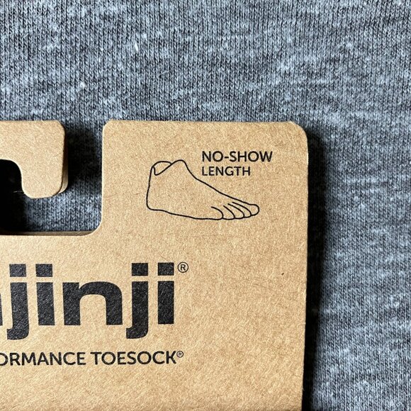 2-Pack Injinji Toe Socks Run Lightweight No‑Show Black L - Picture 5 of 10